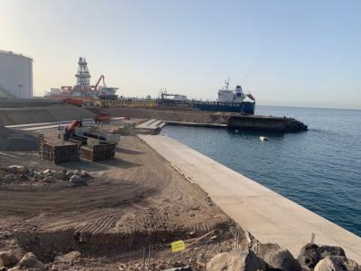 Puertos de Tenerife habilita una zona de el bloque para que valleseco celebre su procesión marítima