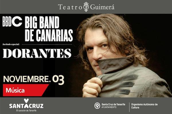 La Big Band de Canarias y el solista Dorantes actuarán este viernes en el Teatro Guimerá