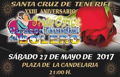 Santa Cruz celebra este sabado la XXIII edición del Festival Mundial de Boleros