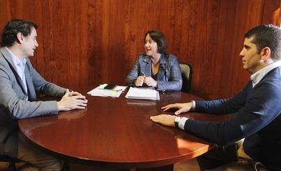 Yaiza recibe el apoyo de Ciudadanos en su lucha por el NO a las torretas