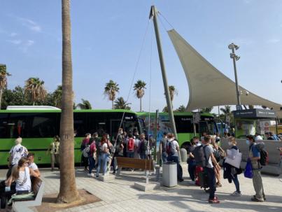 Titsa aumenta en un 8,3% el número de pasajeros en las líneas del Sur tras su reordenación