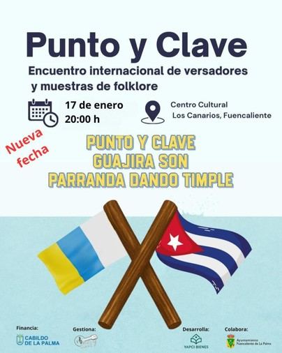 La Palma y Cuba celebran su primer encuentro cultural 'Punto y Clave'