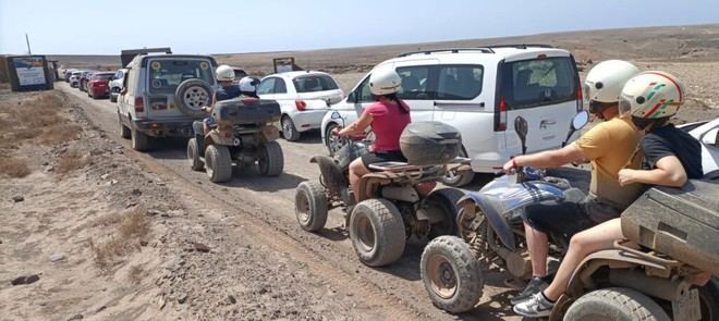 Detectan buggies circulando ilegalmente en Los Ajaches
