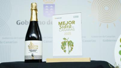 La Mirla Sidrera espumosa natural elegida Mejor Sidra de Canarias