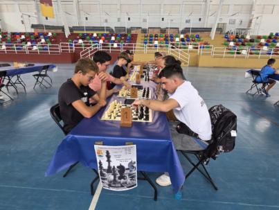 Sergio Rodríguez, Jesús Salazar y Marco Salvadores, ganadores del Campeonato de La Palma de Ajedrez