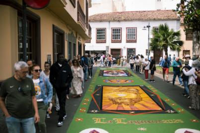 Abre el plazo para confeccionar alfombras en La Laguna