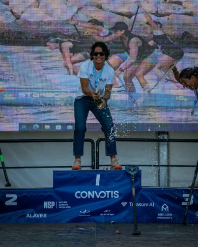 Excelente inicio de Alba Alonso en la Liga Europea de Stand Up Paddle
