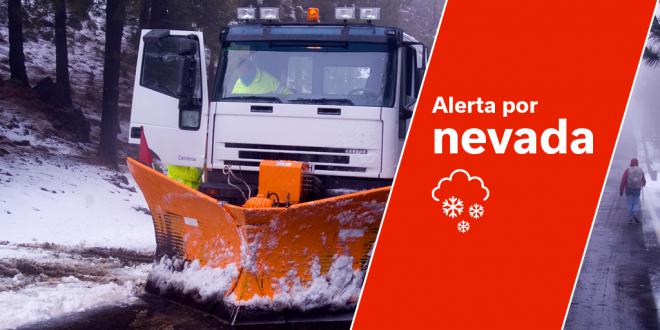 Declarada la alerta por nevadas en las cumbres de Tenerife
