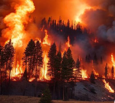 Situación de alerta máxima por riesgo de incendios forestales