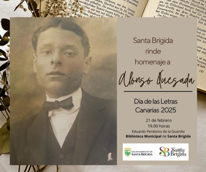 Santa Brígida rinde homenaje a Alonso Quesada