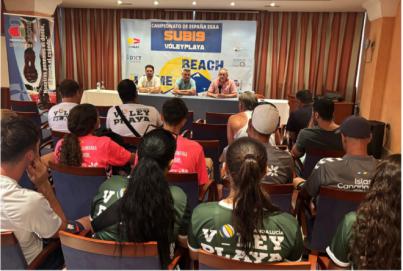 Todo listo en Los Cristianos para el Campeonato de España Sub-19 de vóley playa