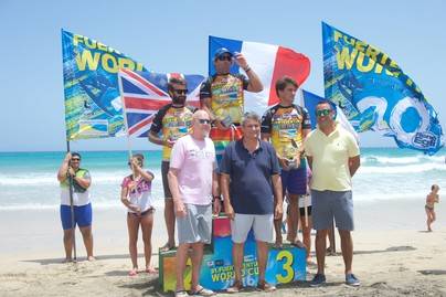 Antoine Albeau campeón de la prueba de Slalom en Fuerteventura