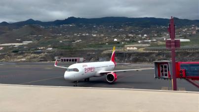 Iberia Express se vuelca con la Transvulcania