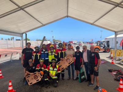 Bomberos de Tenerife mejor equipo de Canarias en Rescate en Accidentes de Tráfico