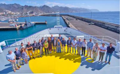 El buque oceanográfico Odón de Buen visita por primera vez Canarias
