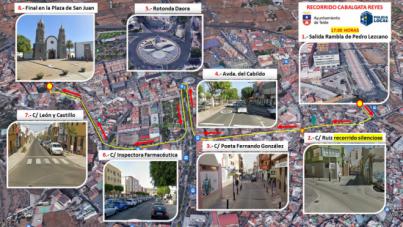 La cabalgata de Reyes duplica su recorrido y regresa a San Juan
