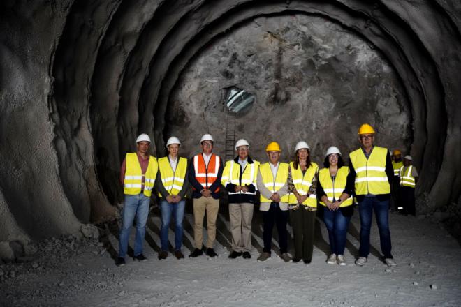 El Gobierno concluye el cale del túnel de Vallehermoso
