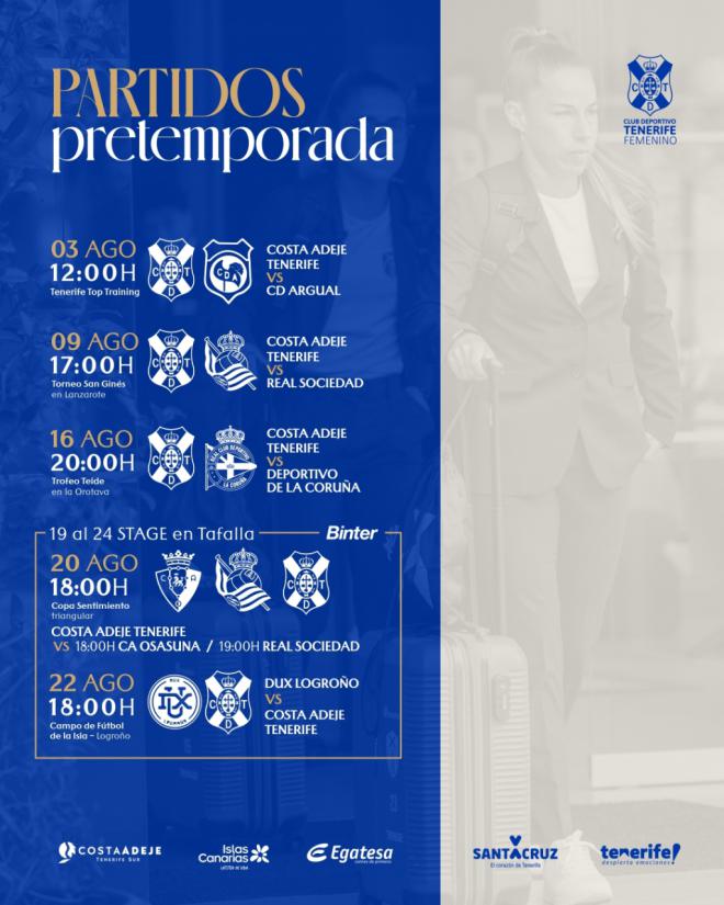 Definida la hoja de ruta de la pretemporada blanquiazul