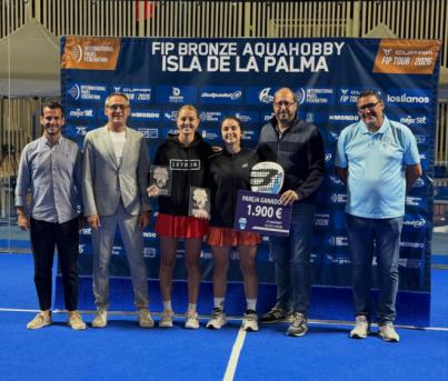 El FIP Bronze Aquahobby Isla de La Palma corona a la grancanaria Nerea Guerra