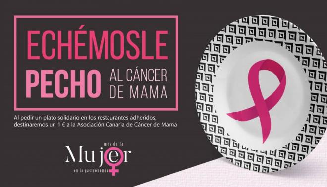 La Asociación Cielo Mar & Tierra, a través del mes de la mujer en la gastronomía, se suma en la lucha contra el cáncer de mama