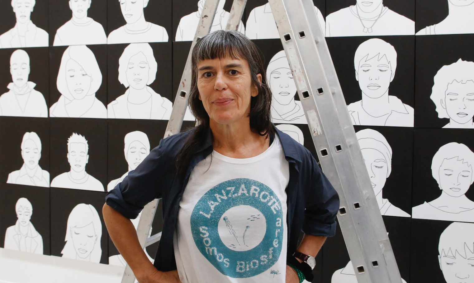 La fotógrafa Carmela García pregona las fiestas de Yaiza