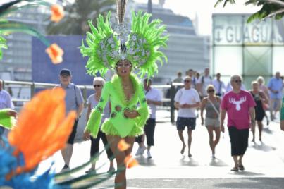 Cinco cruceros llegan a Las Palmas de Gran Canaria en el primer fin de semana del Carnaval