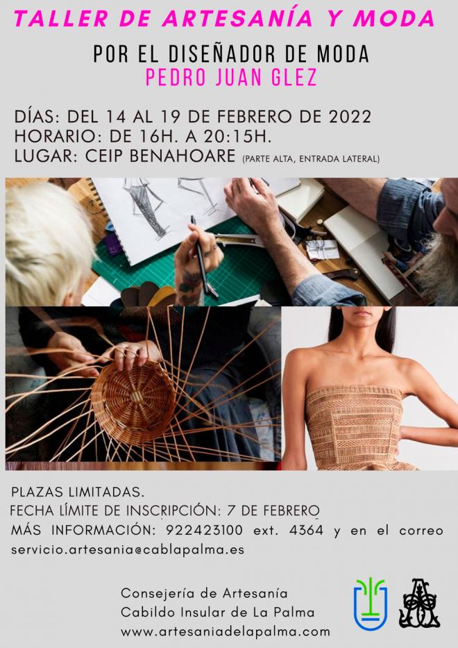 el Cabildo inaugura el taller de Artesanía y Moda para potenciar los oficios tradicionales
