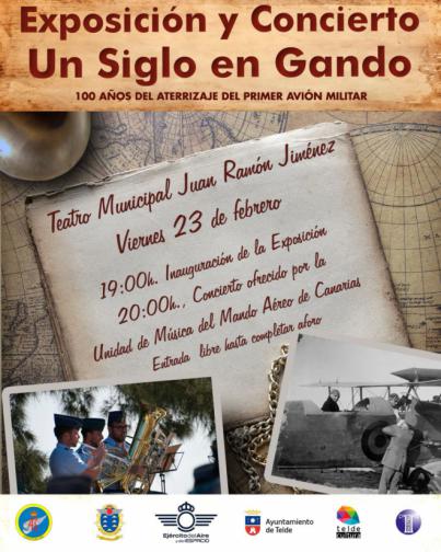 Telde continúa con la conmemoración del centenario del primer aterrizaje en Gando