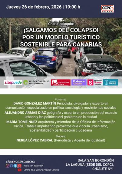 A debate el modelo turístico en Canarias y las alternativas para su sostenibilidad