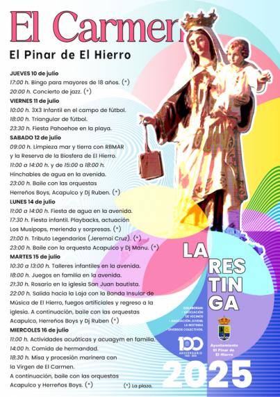 La Restinga se prepara para celebrar las fiestas de la Virgen del Carmen