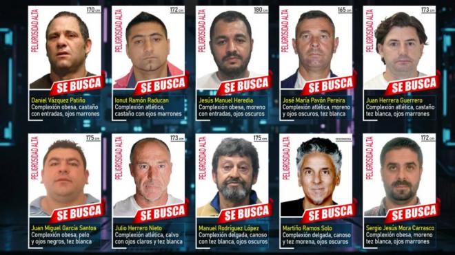 Asesinos, violadores y narcos: la Policía busca a los 10 fugitivos más peligrosos de España