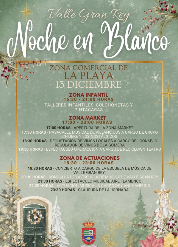Valle Gran Rey celebra este fin de semana la Noche en Blanco