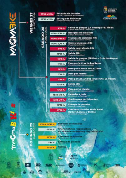El Pinar acoge este sábado la Magma Bike con 650 participantes
