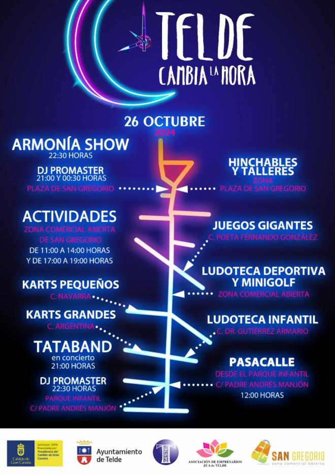 ‘Telde cambia la hora’ con Armonía Show, Tataband y Dj Promaster