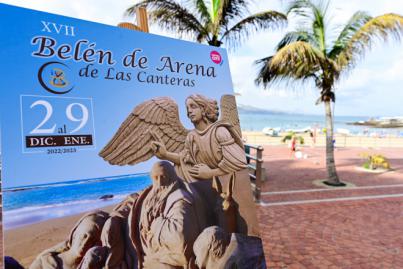 El 17 Belén de Arena de Las Palmas de Gran Canaria reúne el talento de 9 escultores arenistas internacionales