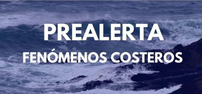 Prealerta por fenómenos costeros en las islas occidentales y Gran Canaria