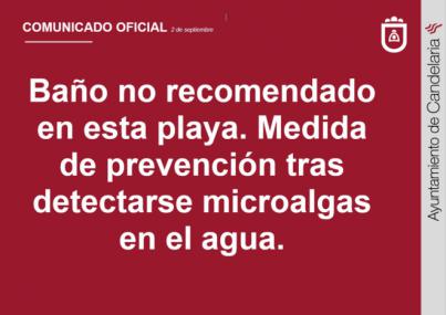 Desaconsejado el baño en las playas de Punta Larga y Los Guanches