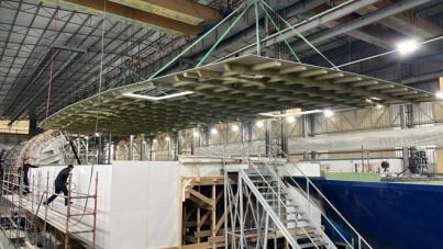 Finaliza otro gran hito en la construcción del nuevo catamarán Rodman