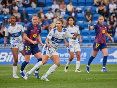 El Costa Adeje Tenerife Egatesa compite de tú a tú ante el FC Barcelona