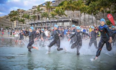 La élite femenina del triatlón abre temporada en el Anfi Challenge Mogán