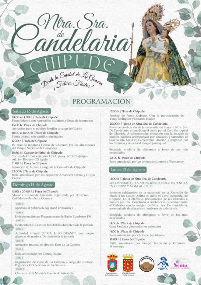 Chipude presenta el programa de sus fiestas en honor a la Virgen de Candelaria