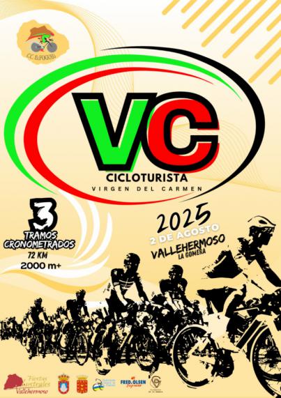 Vallehermoso acoge este sábado la Cicloturista Virgen del Carmen