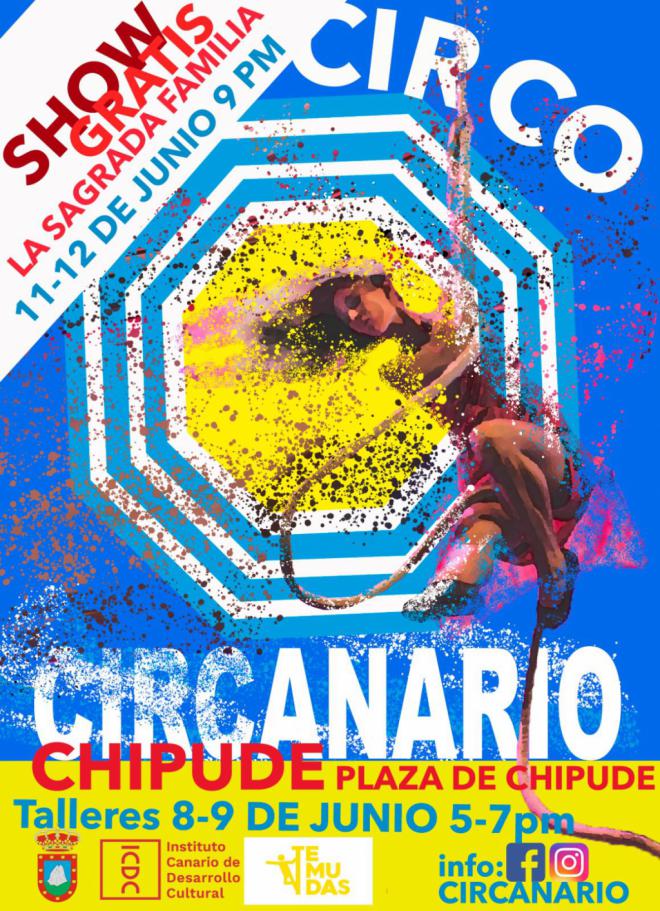 Chipude se convertirá en junio en la capital del circo canario