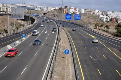 Abierto el sentido norte de la Circunvalación de la capital grancanaria