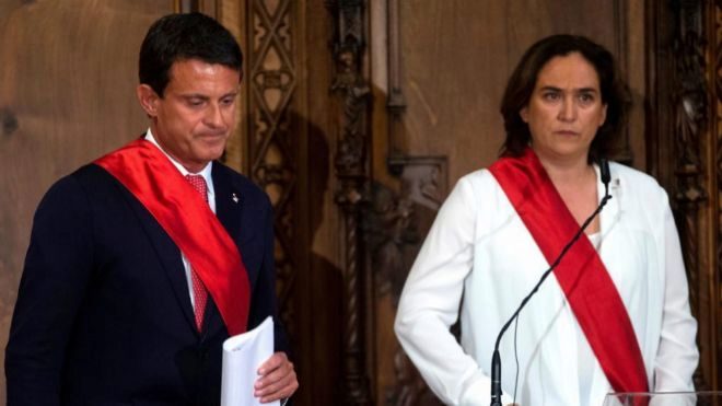 Ciudadanos rompe con Valls en el Ayuntamiento de Barcelona por su apoyo a Colau