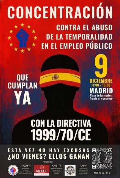 INSUCAN se concentra en Madrid contra el abuso de la temporalidad