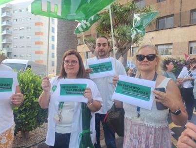 Huelga indefinida de todo el personal del SNS