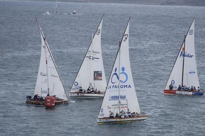 La bahía capitalina acoge un vibrante Concurso de Vela Latina Canaria