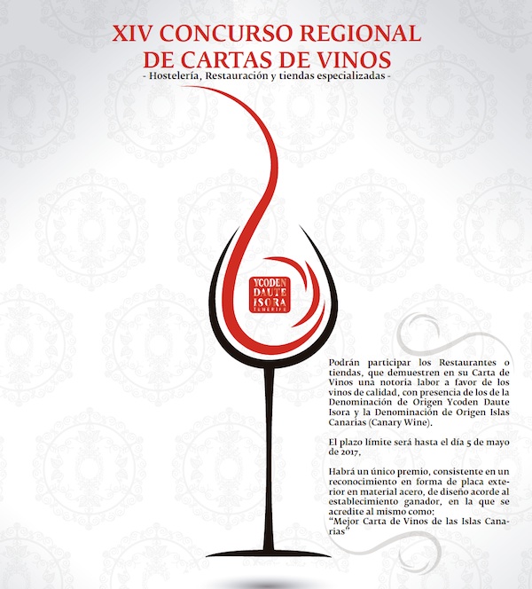 XIV Edición del Concurso Regional de Cartas de Vinos
