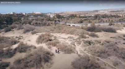 120 sanciones por transitar y acampar en zonas protegidas de las Dunas de Maspalomas